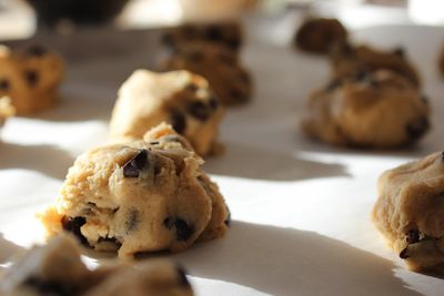 Masa cruda de galletas o bizcocho