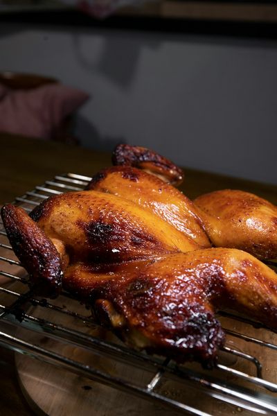Pollo asado comprado